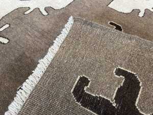 Afghan Chobi hand knotted wool rug - 4