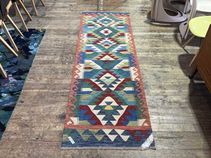 Afghan Kilim hand knotted wool rug