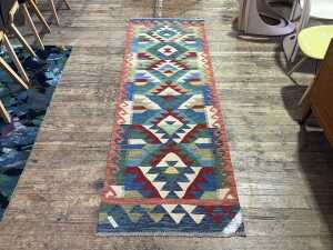 Afghan Kilim hand knotted wool rug