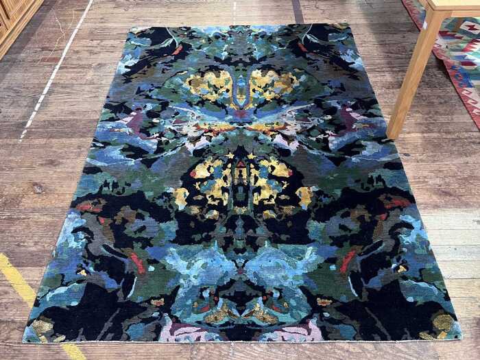 Designer rug, Derryn Tal, Opal Oasis $6950 RRP