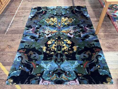 Designer rug, Derryn Tal, Opal Oasis $6950 RRP