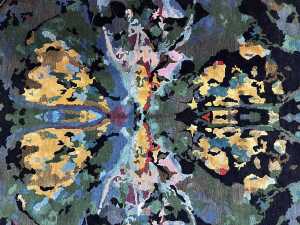 Designer rug, Derryn Tal, Opal Oasis $6950 RRP - 2