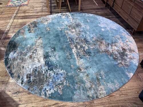 Grant Dorman Round Claremont Rug RRP $7536 (3m Diameter)