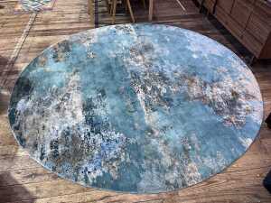 Grant Dorman Round Claremont Rug RRP $7536 (3m Diameter)