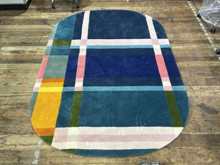 Grant Dorman Custom Rug in the Design of CC - Tapis RRP$6500