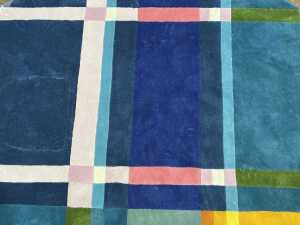 Grant Dorman Custom Rug in the Design of CC - Tapis RRP$6500 - 2