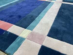 Grant Dorman Custom Rug in the Design of CC - Tapis RRP$6500 - 4