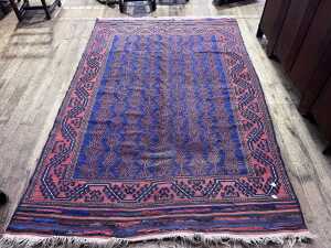 Afghan Kilim hand woven wool rug