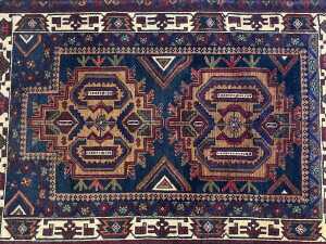 Persian Baluchi hand knotted wool rug - 2
