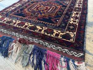 Persian Baluchi hand knotted wool rug - 3