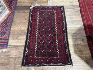 Persian hand knotted wool rug