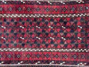 Persian hand knotted wool rug - 2