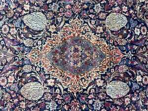 Persian hand-knotted woollen rug - 2