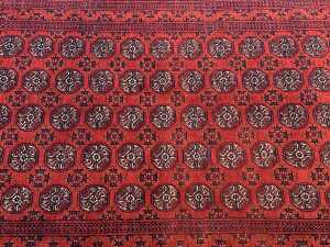 Afghan Mori Gul hand knotted wool rug - 2