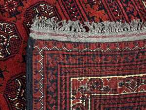 Afghan Mori Gul hand knotted wool rug - 4