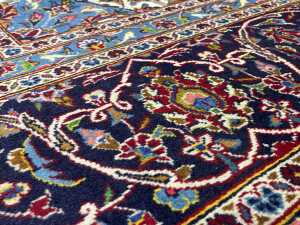 Persian Kashan hand knotted wool rug - 4