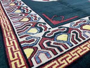 Afghan Chobi hand knotted wool rug - 3