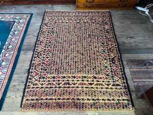 Afghan Somak hand knotted wool rug