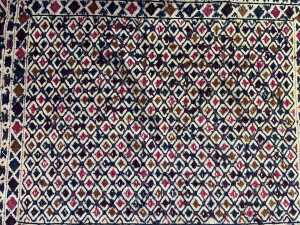Afghan Somak hand knotted wool rug - 2