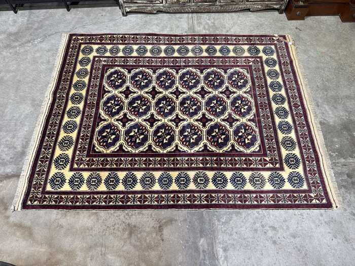 Afghan Kazakh hand knotted wool rug