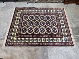 Afghan Kazakh hand knotted wool rug