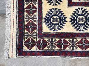 Afghan Kazakh hand knotted wool rug - 3