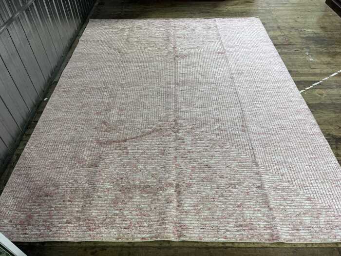 Indian silk and wool rug