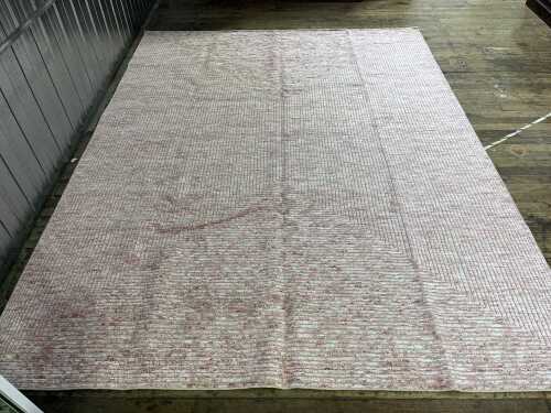 Indian silk and wool rug