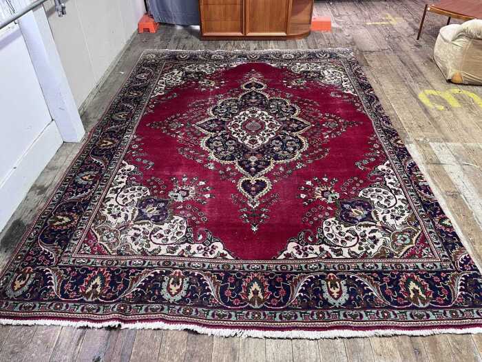 Persian style floor rug