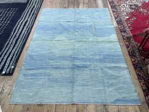 Afghan Kilim hand woven wool rug