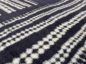 Indo Jaipur hand woven wool rug - 3