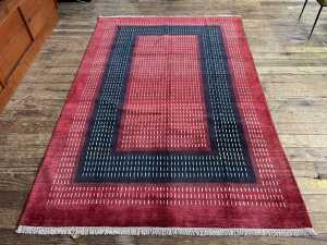 Afghan Chobi hand knotted wool rug