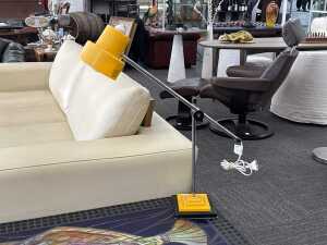 Retro height-adjustable table lamp