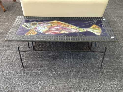 Mid-century mosaic table