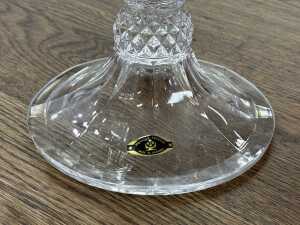 Pair of crystal candleabra - 4