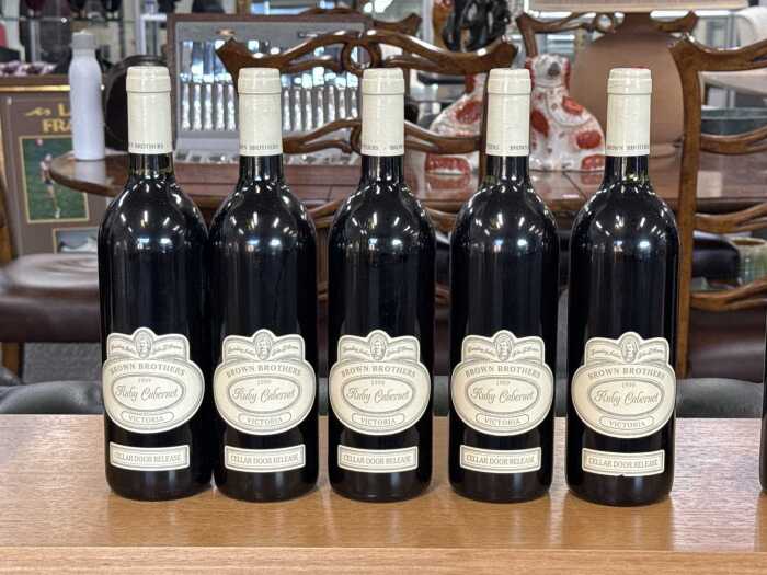 Brown Brothers Ruby Cabernet, 1999, five bottles