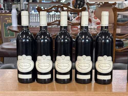 Brown Brothers Ruby Cabernet, 1999, five bottles