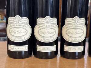 Brown Brothers Ruby Cabernet, 1999, five bottles - 2