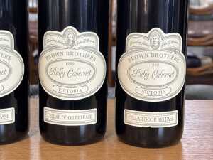 Brown Brothers Ruby Cabernet, 1999, five bottles - 3
