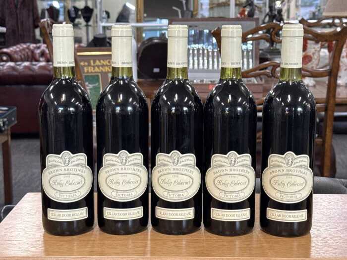 Brown Brothers Ruby Cabernet, 1998, five bottles