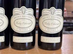 Brown Brothers Ruby Cabernet, 1998, five bottles - 3