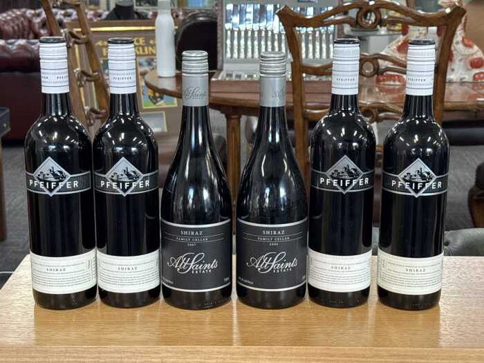 Mixed Shiraz, six bottles