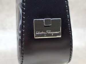 Designer-style embossed leather shoulder bag with silver-tone hardware. - 3