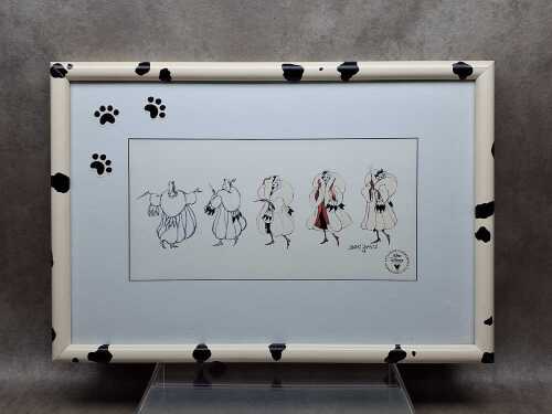 Marc Davis for Walt Disney Studios, Cruella de Vil, 1995. Lithographic print on paper