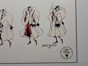Marc Davis for Walt Disney Studios, Cruella de Vil, 1995. Lithographic print on paper - 3