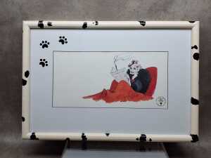 Marc Davis for Walt Disney Studios, Cruella de Vil 'Dognapping', 1995. Lithographic print on paper