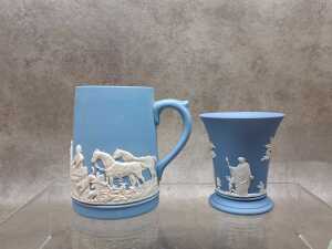 Four pieces of Jasperware - 3