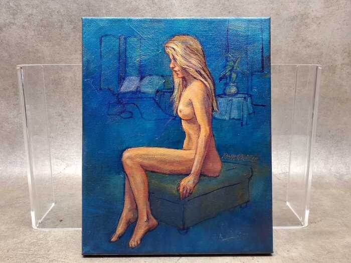Roz McQuillan, Joanna. Oil painting on canvas