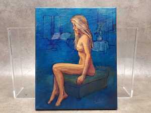 Roz McQuillan, Joanna. Oil painting on canvas