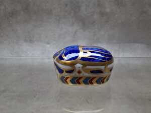 Royal Crown Derby gilded porcelain Millennium Bug figure - 3